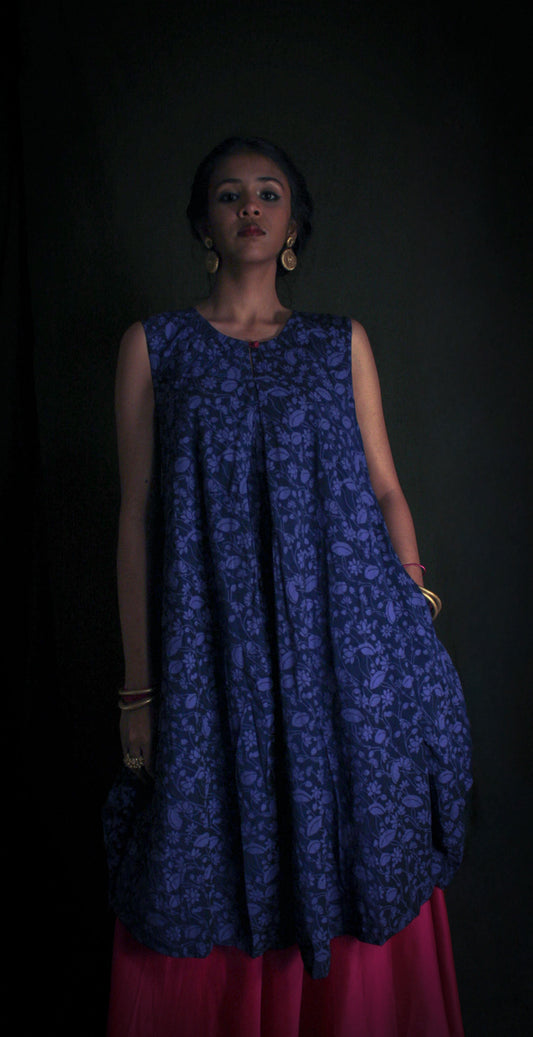 Tarini Kurta - Royal Blue TheKefiHouse