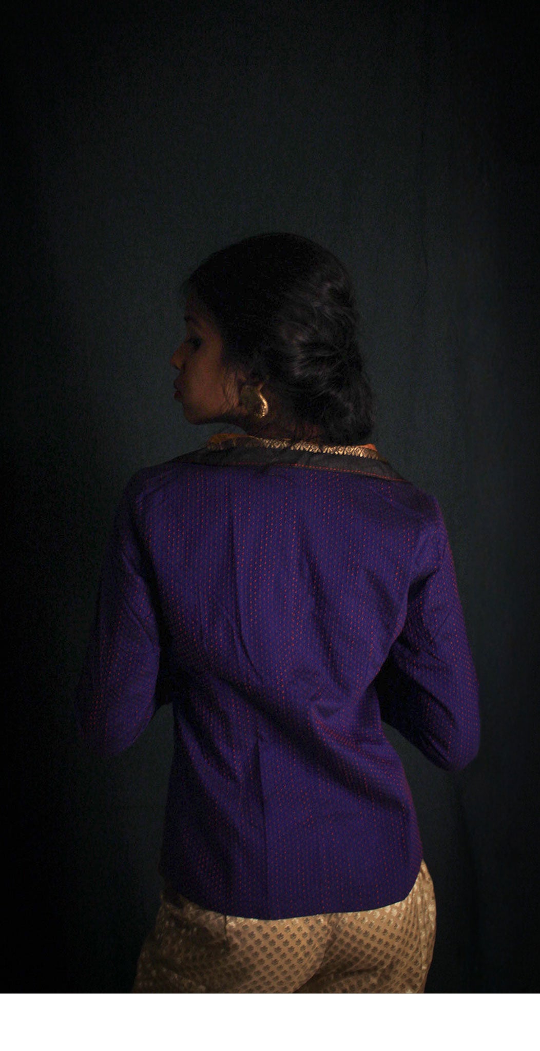 Black silk reversible jacket TheKefiHouse