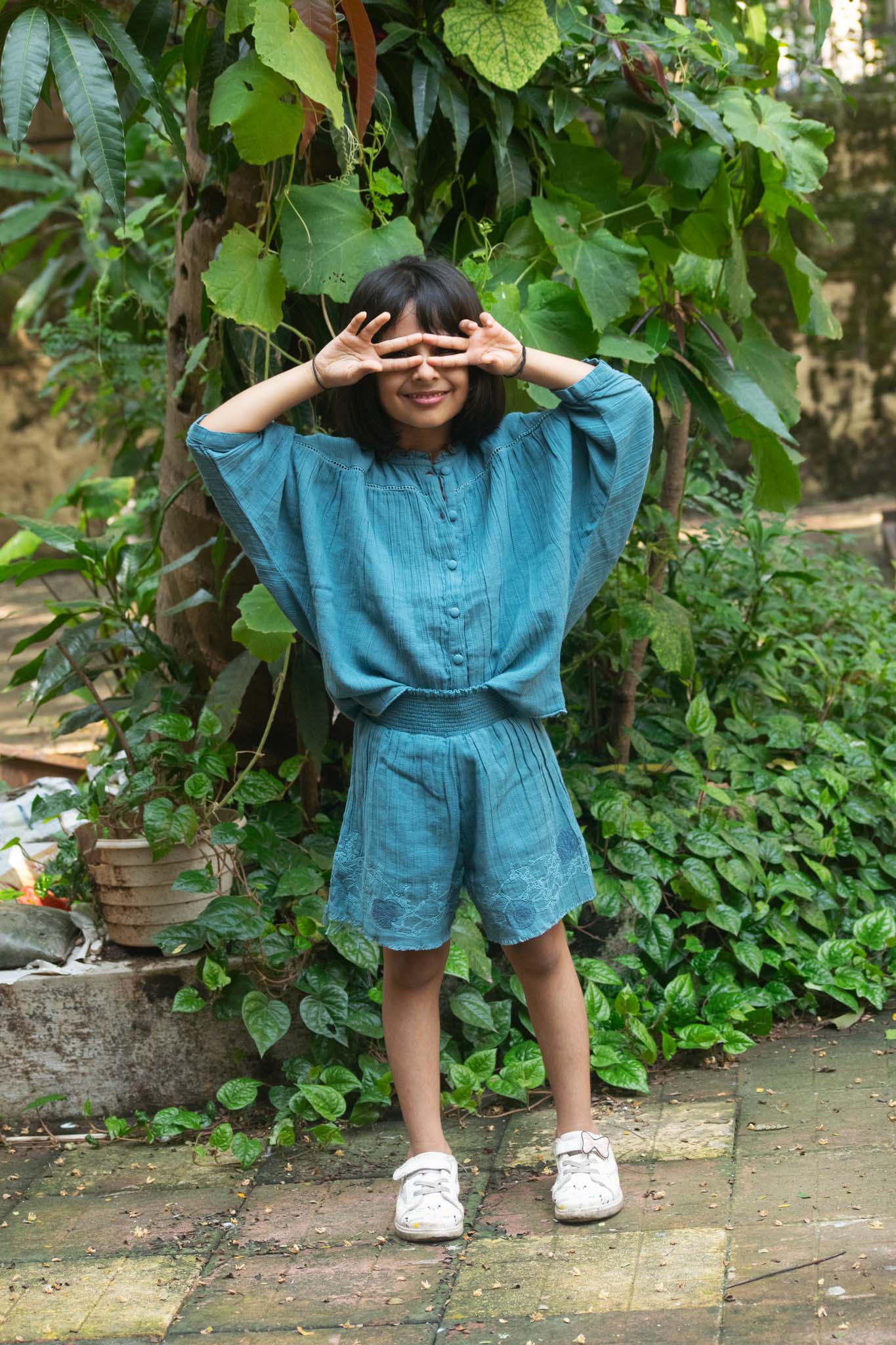 Kefi Wings top - Rain Blue TheKefiHouse