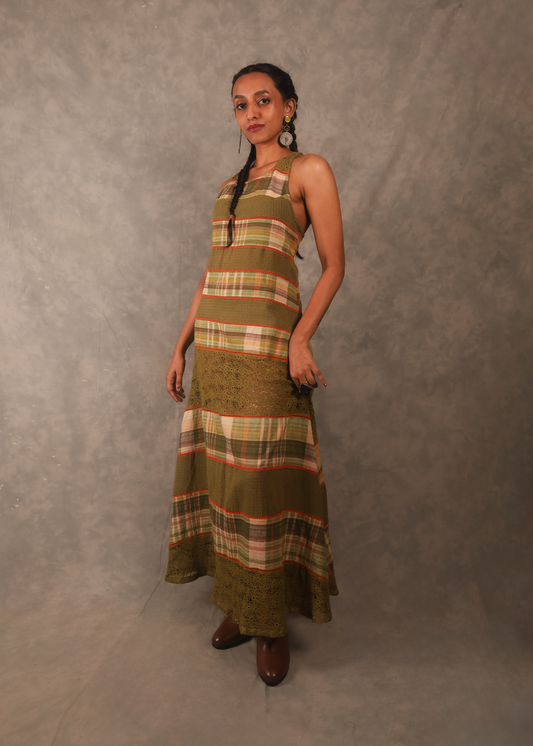 Strata Maxi Dress- Henna TheKefiHouse