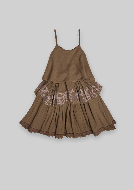 Layered Dress - Mud TheKefiHouse