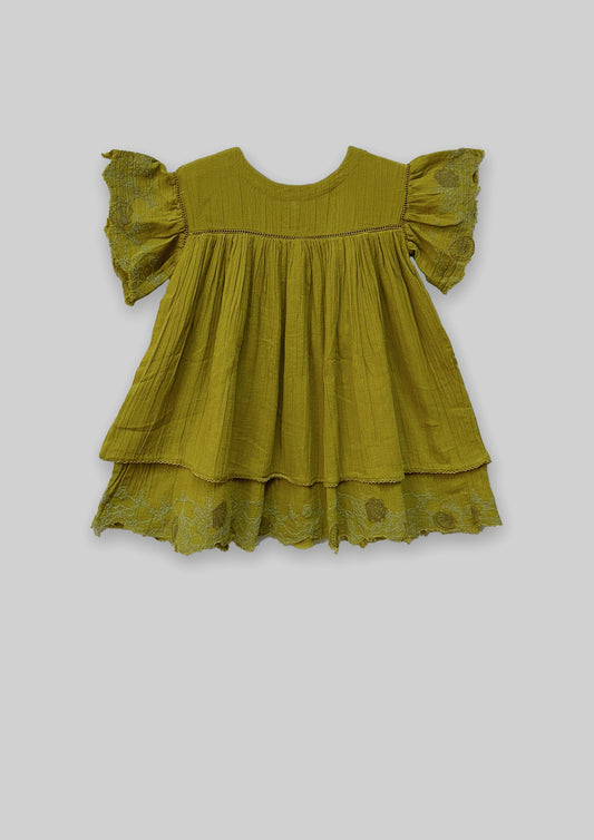 Flutter Dress - Golden Sun TheKefiHouse