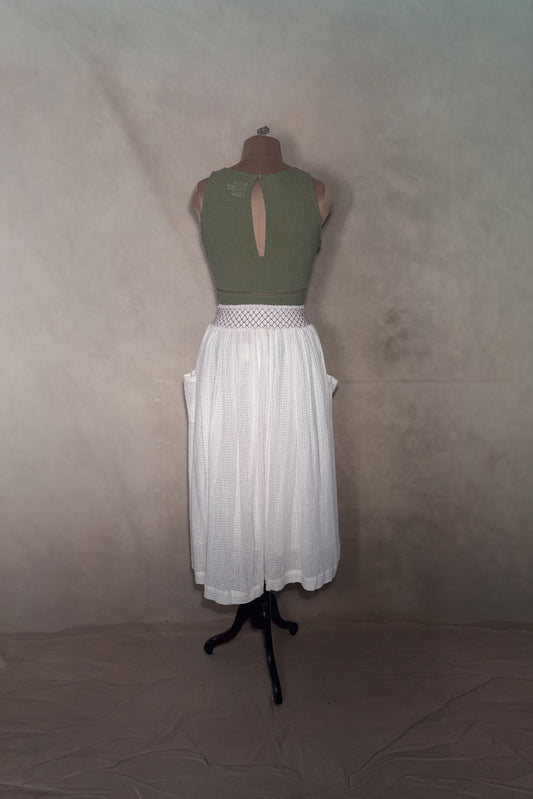 Veni Skirt -White TheKefiHouse