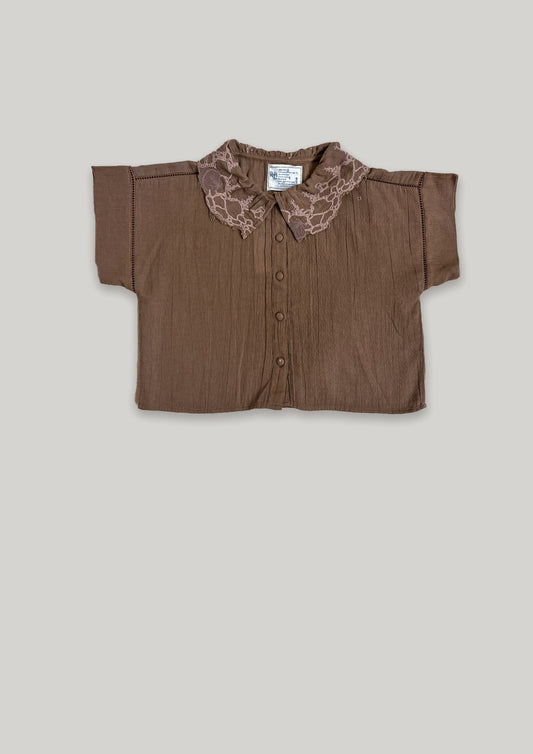 Grid Shirt - Mud TheKefiHouse