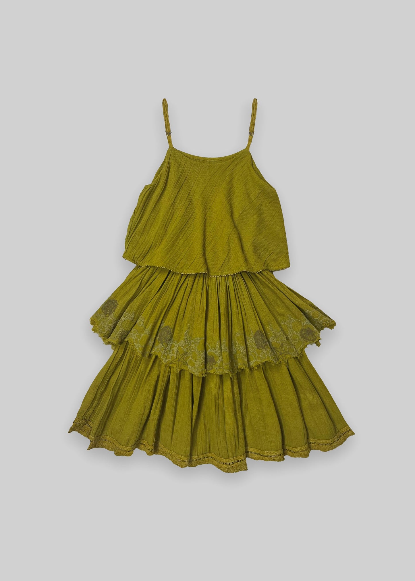 Layered Dress - Golden sun TheKefiHouse