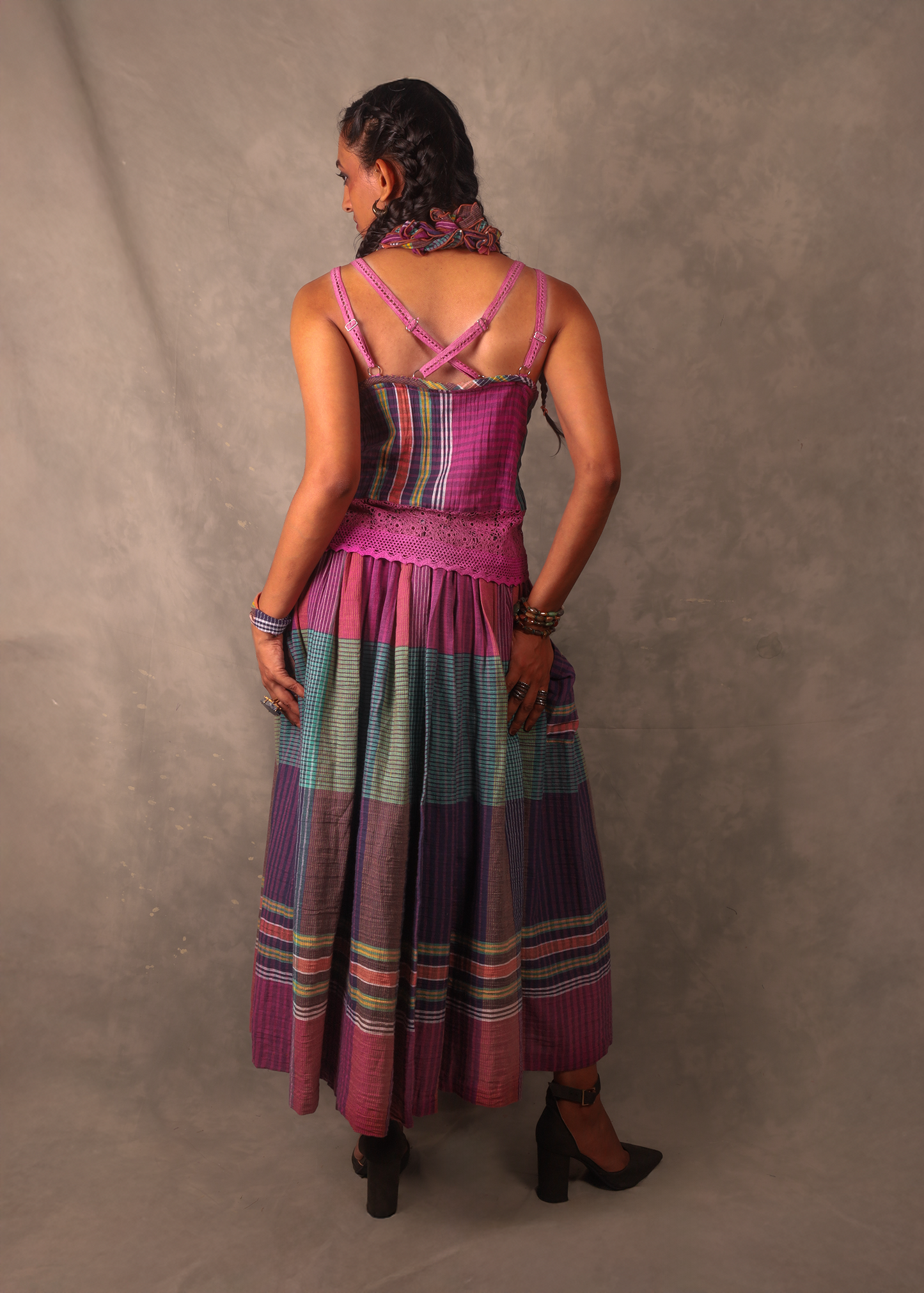 Kefi Camisole Ganjee - Multi Check TheKefiHouse