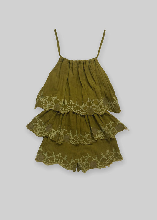 Playsuit - Olive TheKefiHouse