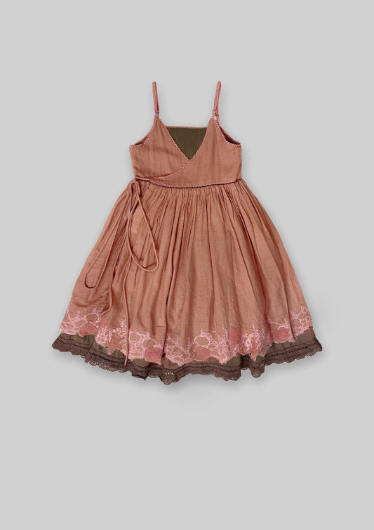 Reversible Dress - Blush Pink+Mud TheKefiHouse