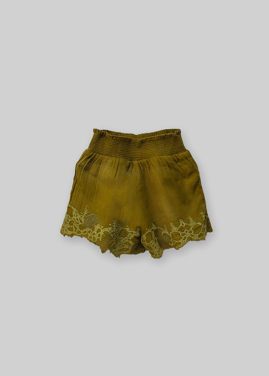 Flair Shorts - Olive TheKefiHouse