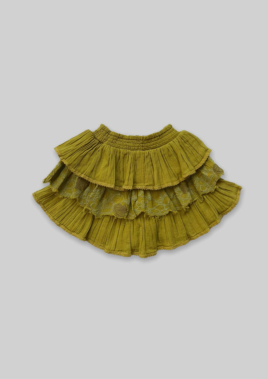 Layered Skort - Golden sun TheKefiHouse