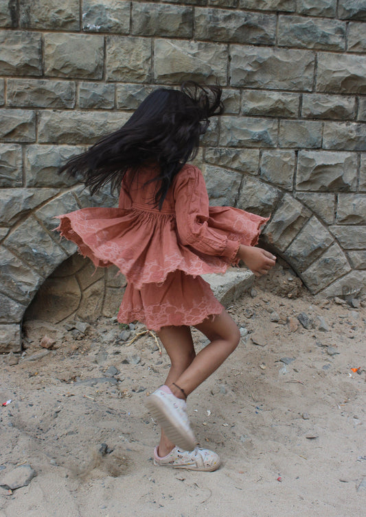 Swirl Top - Blush Pink TheKefiHouse