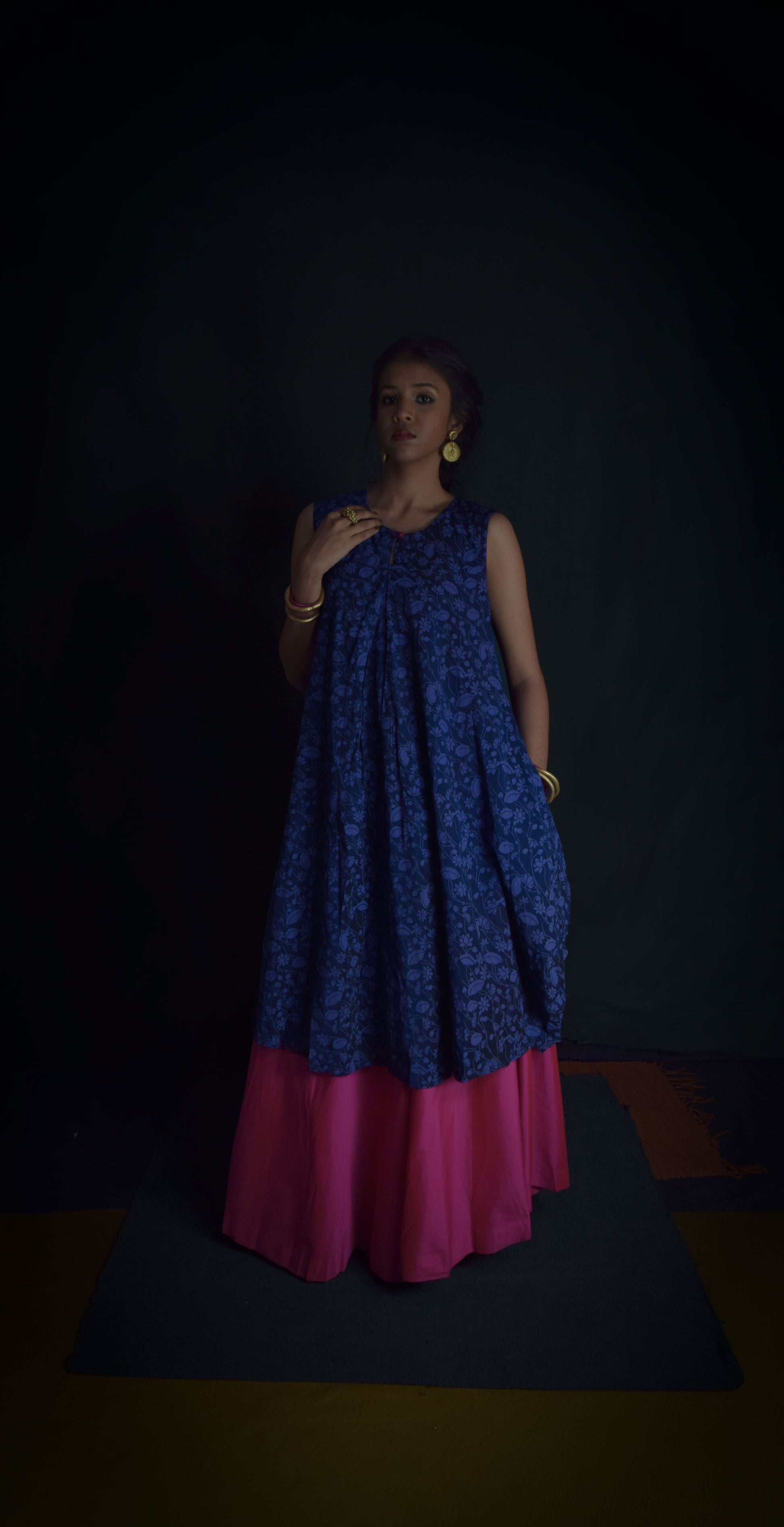 Tarini Kurta - Royal Blue TheKefiHouse