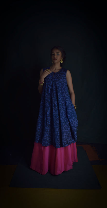 Tarini Kurta - Royal Blue TheKefiHouse