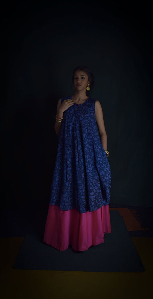 Tarini Kurta - Royal Blue TheKefiHouse