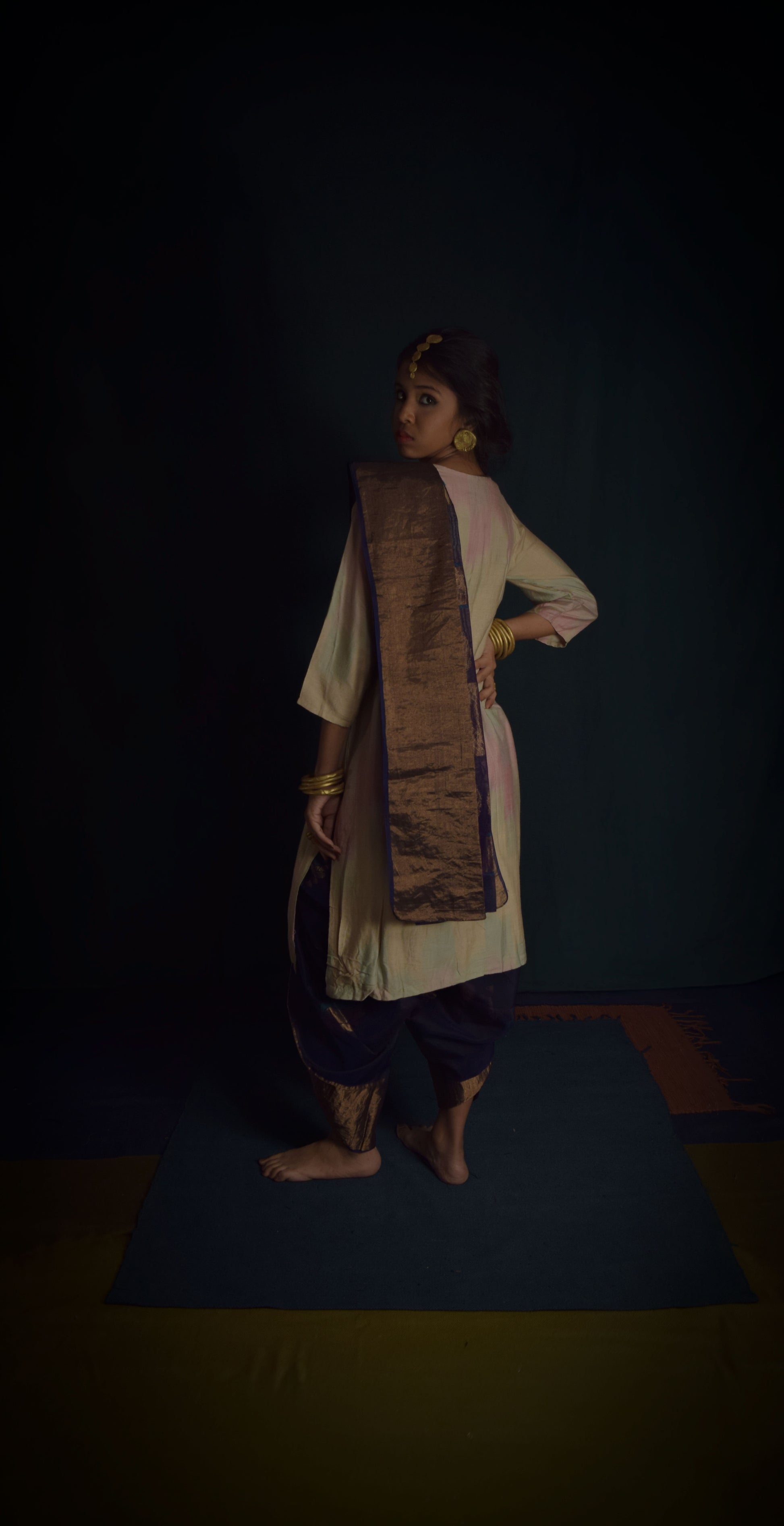 Ila Ikkat Kurta TheKefiHouse