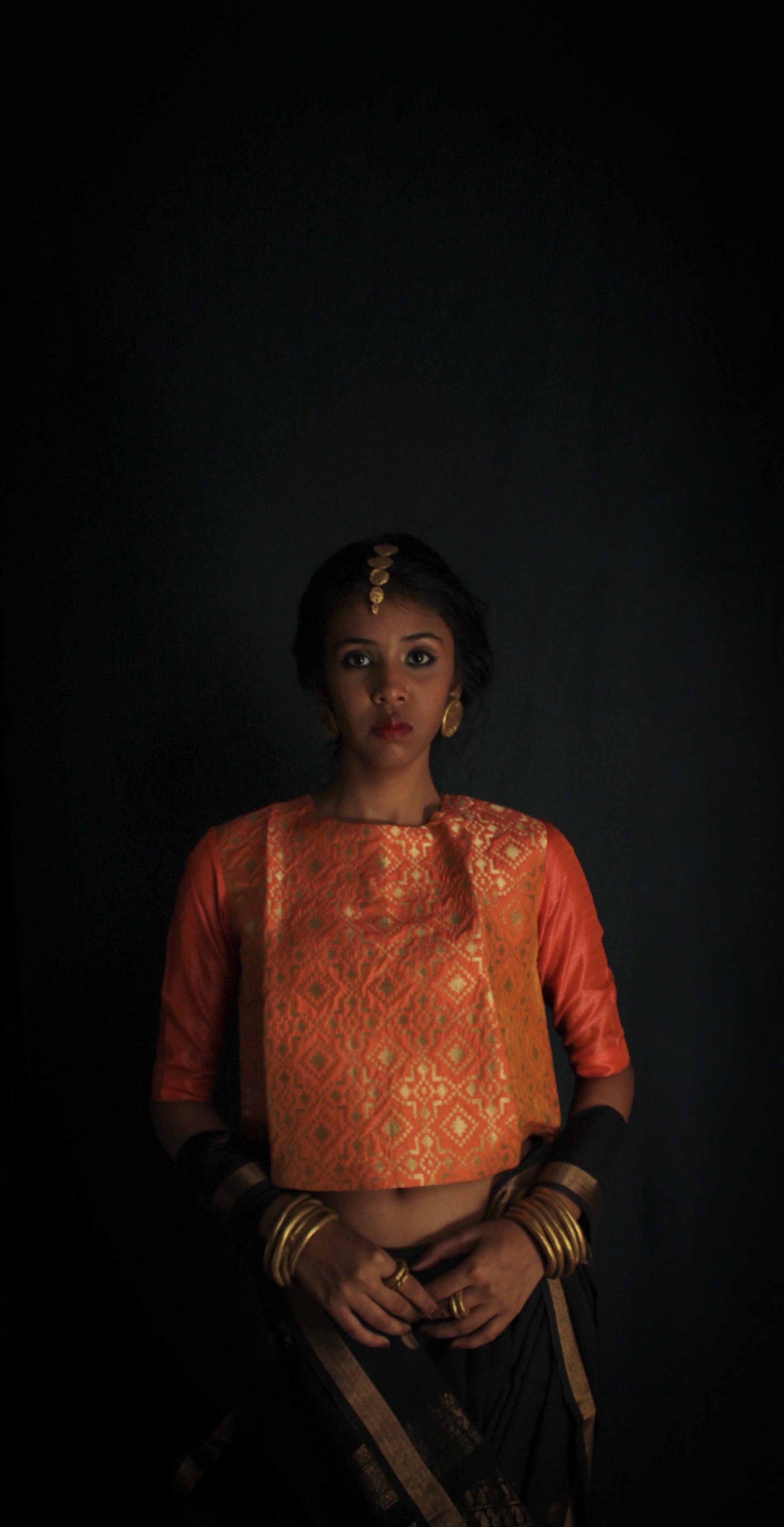 Peach blouse TheKefiHouse