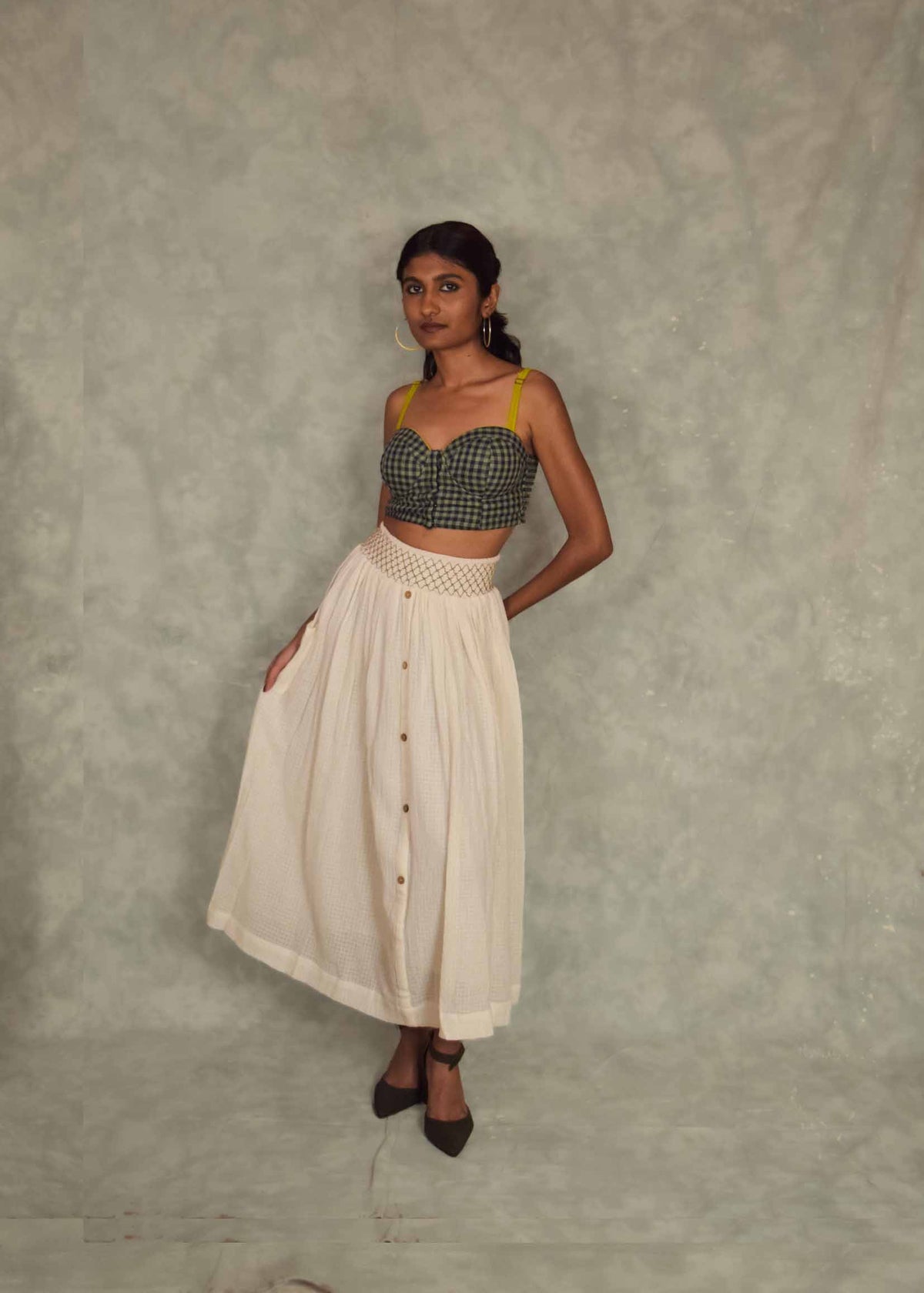 Veni Skirt -White TheKefiHouse