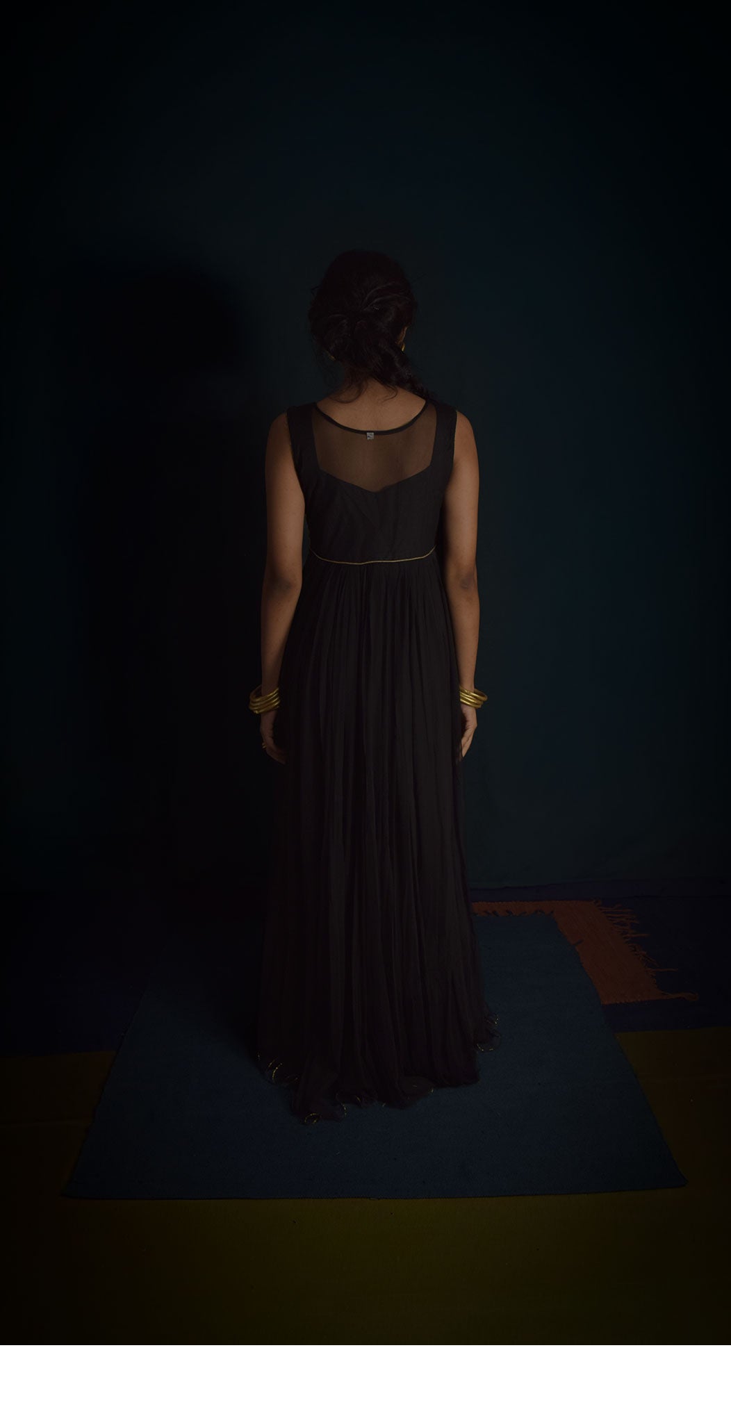 Black embroidery dress TheKefiHouse