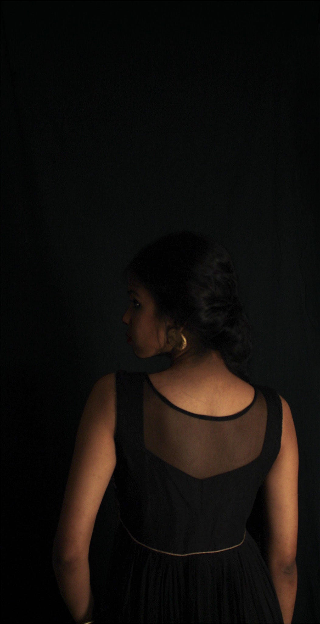 Black embroidery dress TheKefiHouse