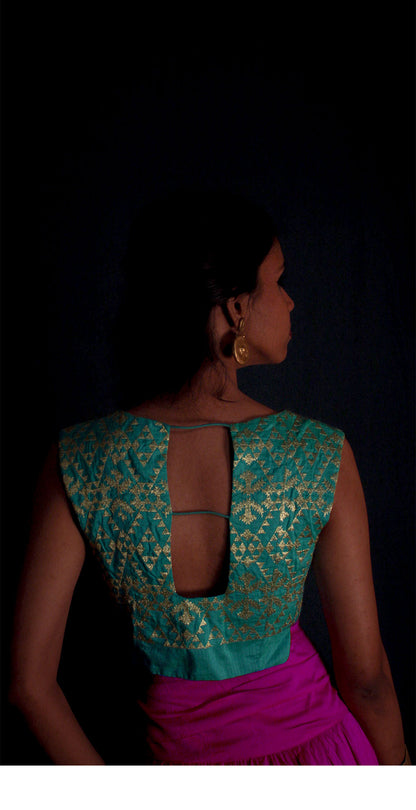 Green Choli TheKefiHouse