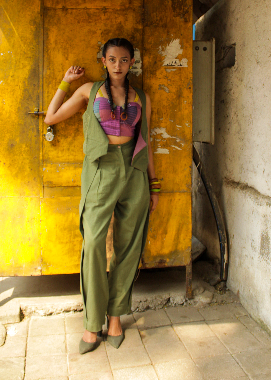 Sirwal Trousers - Henna TheKefiHouse