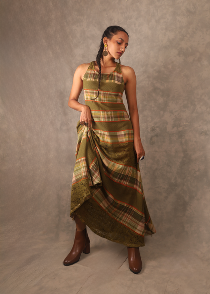 Strata Maxi Dress- Henna TheKefiHouse
