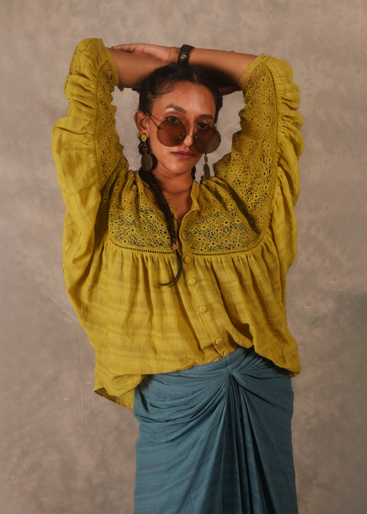 Kefi Wing Shirt - Golden Rod TheKefiHouse