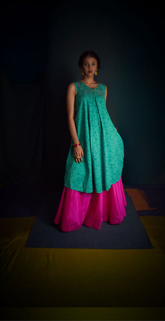 Green Kurta TheKefiHouse