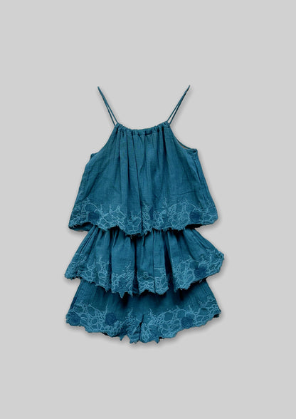 Playsuit - Rain Blue TheKefiHouse