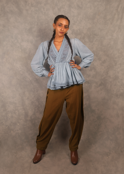 Kefi Swirl Top - Sky TheKefiHouse