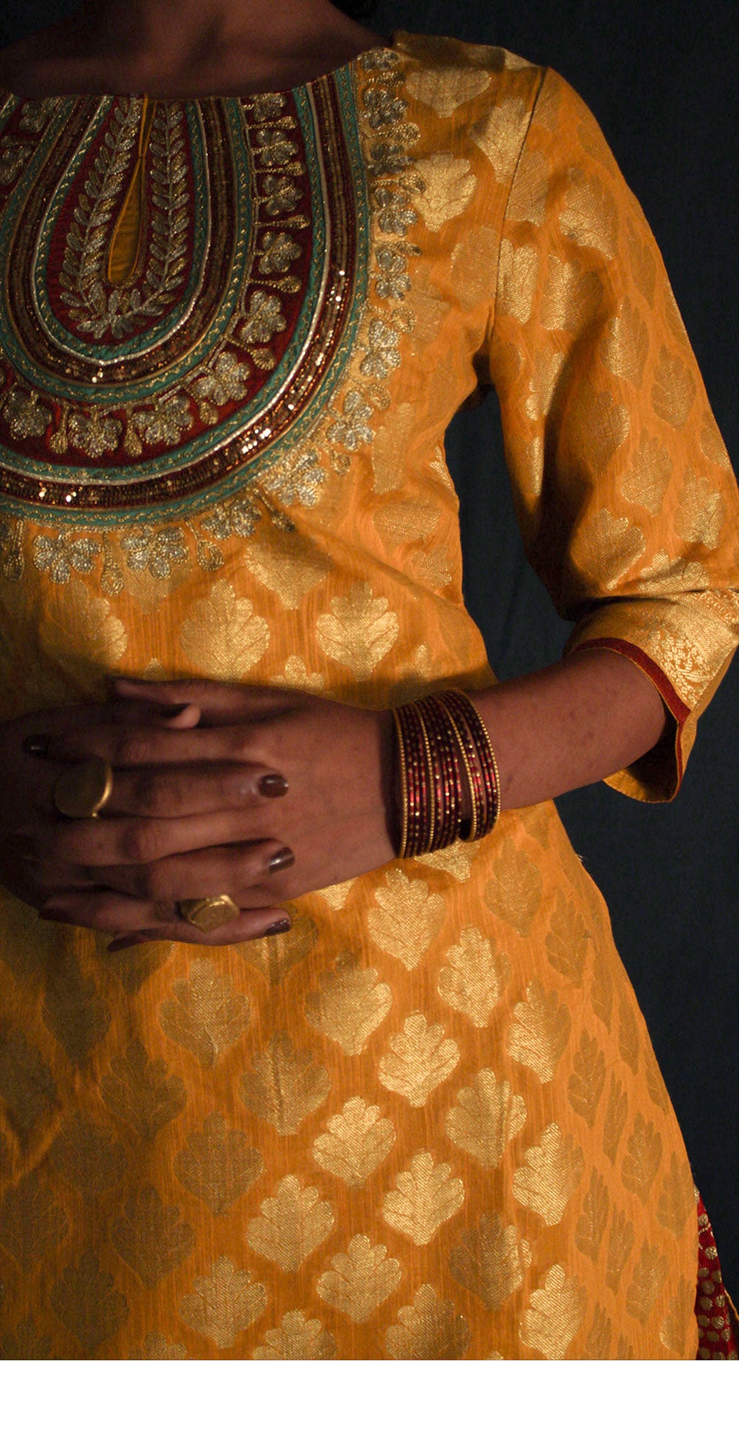 yellow kurta TheKefiHouse