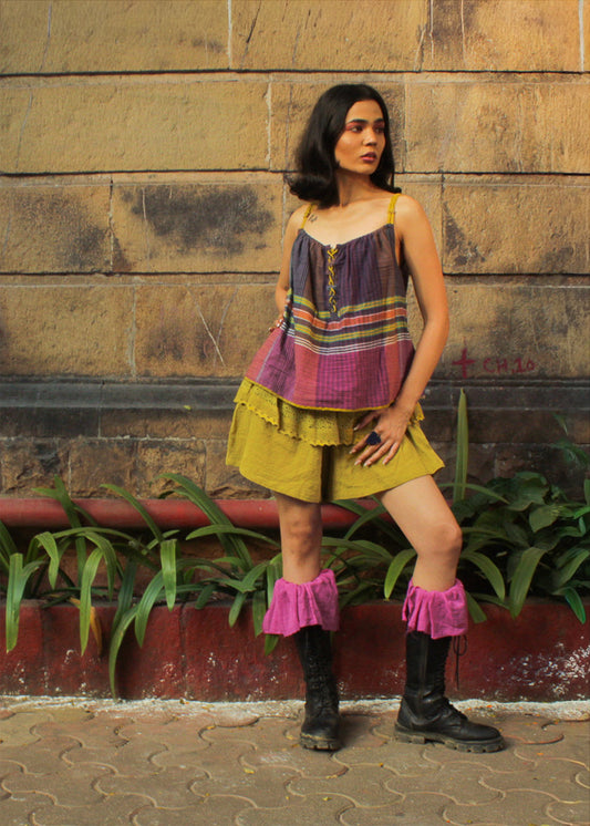 Tanz  Playsuit -  Golden Rods TheKefiHouse