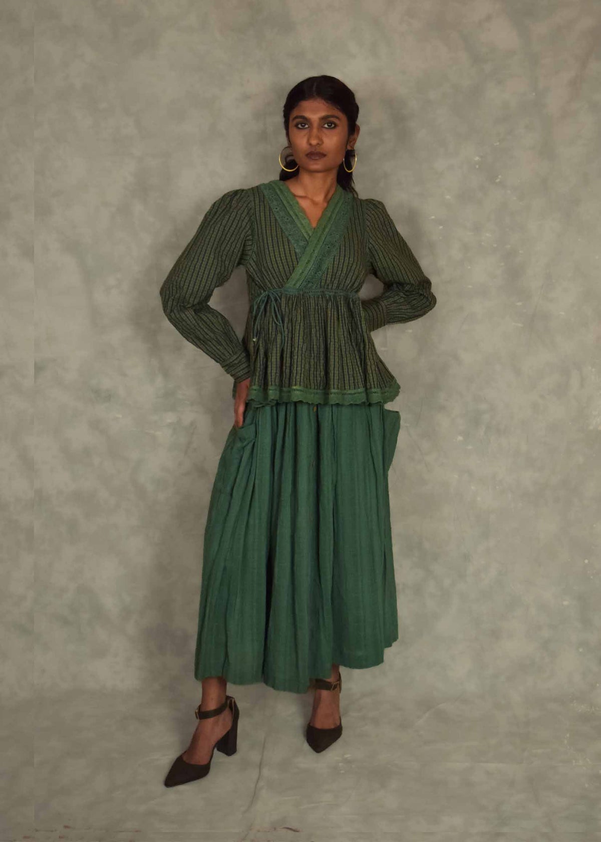 Veni Skirt - Eucalyptus TheKefiHouse