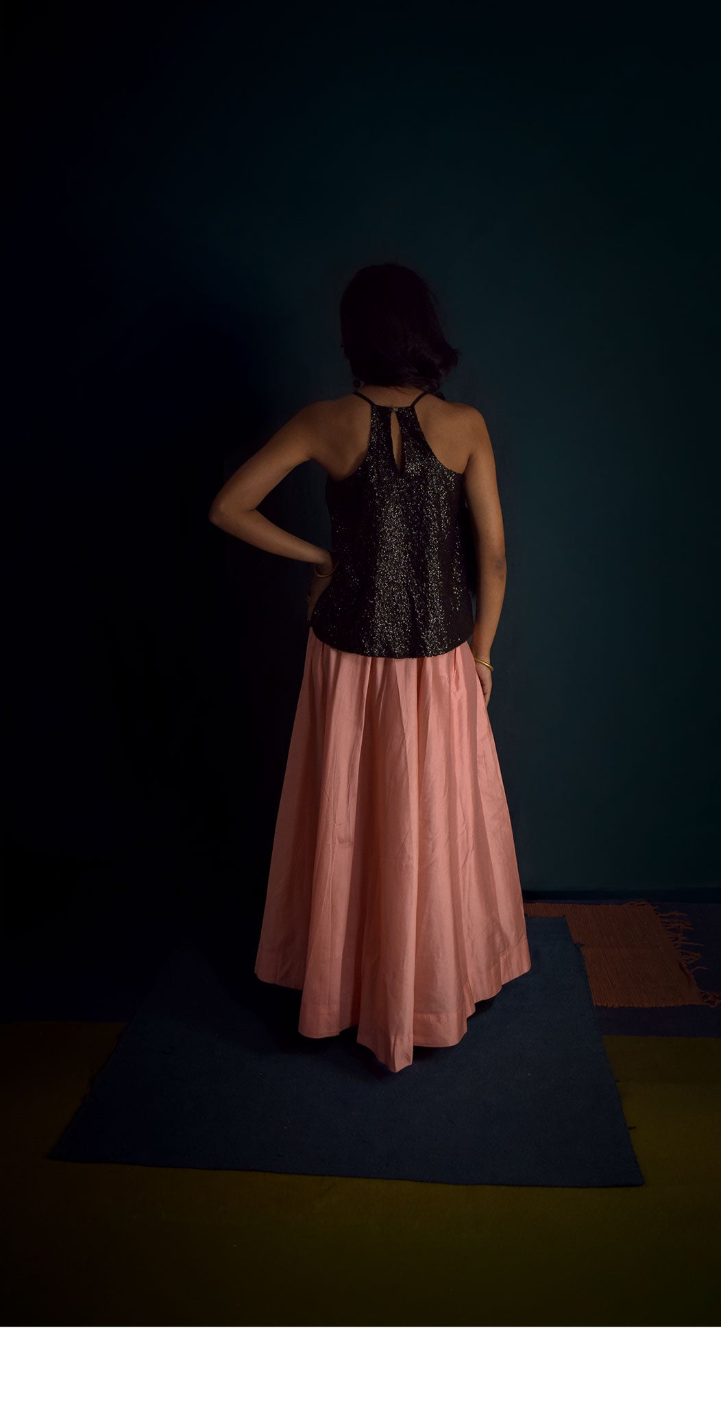 Peach skirt TheKefiHouse