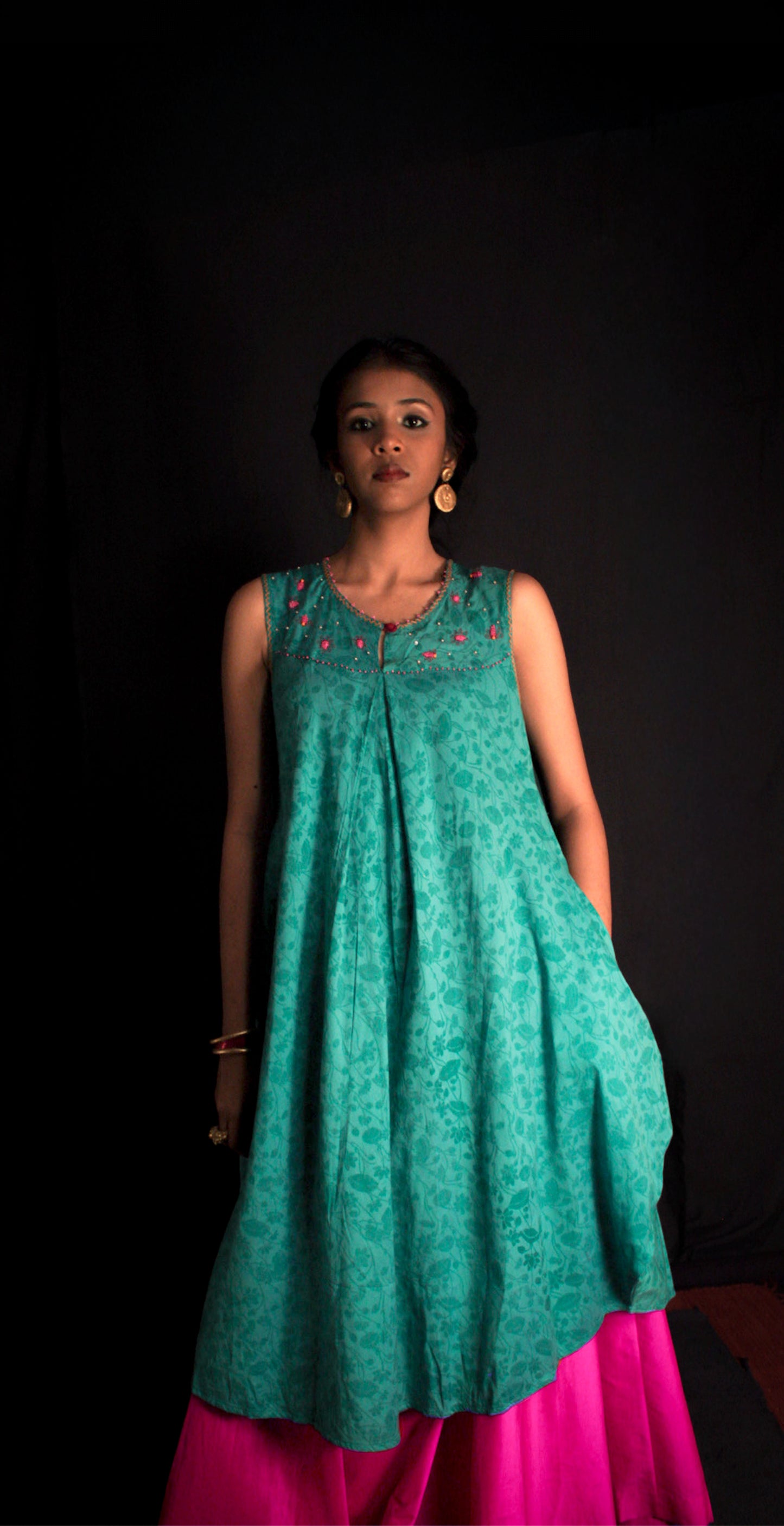 Green Kurta TheKefiHouse
