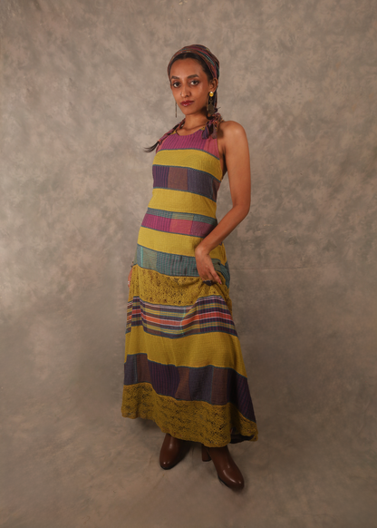 Strata Maxi Dress - Golden Rods TheKefiHouse