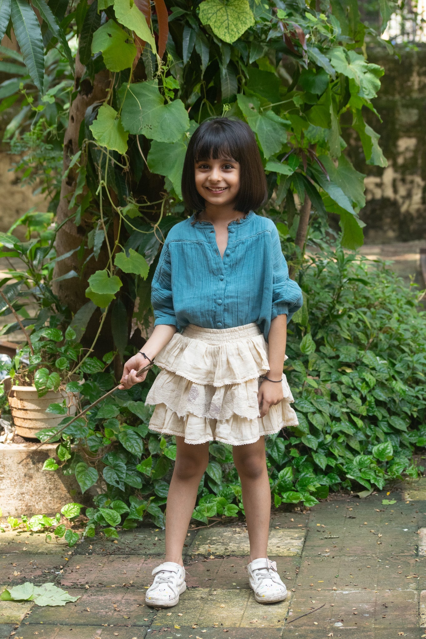 Kefi Wings top - Rain Blue TheKefiHouse