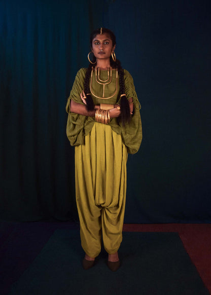 Dhaak Kaftaan top - Henna TheKefiHouse
