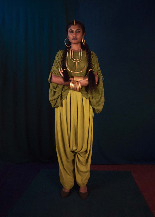 Dhaak Kaftaan top - Henna TheKefiHouse