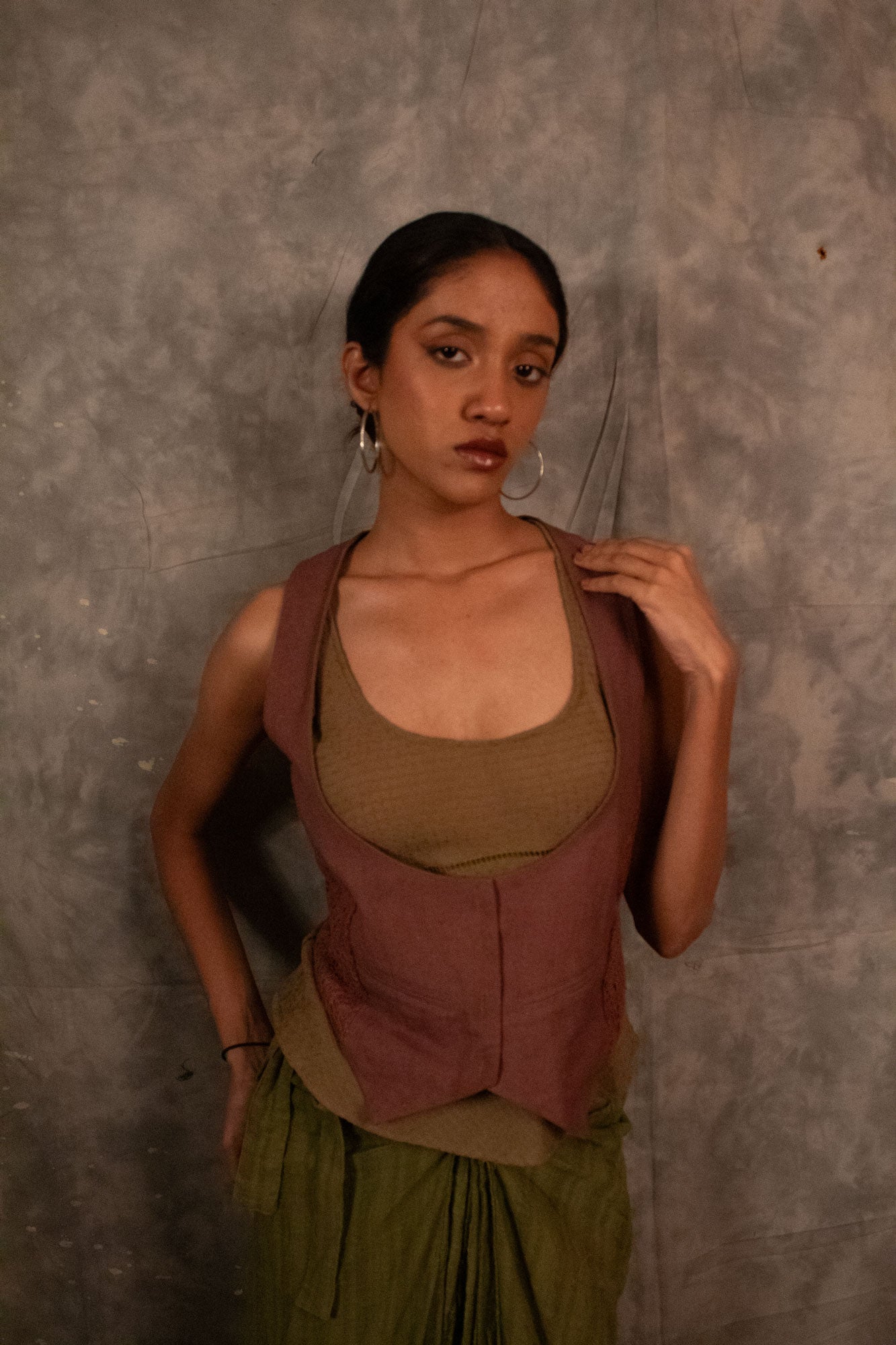 Reversible Jerkin - Henna/Dusty TheKefiHouse