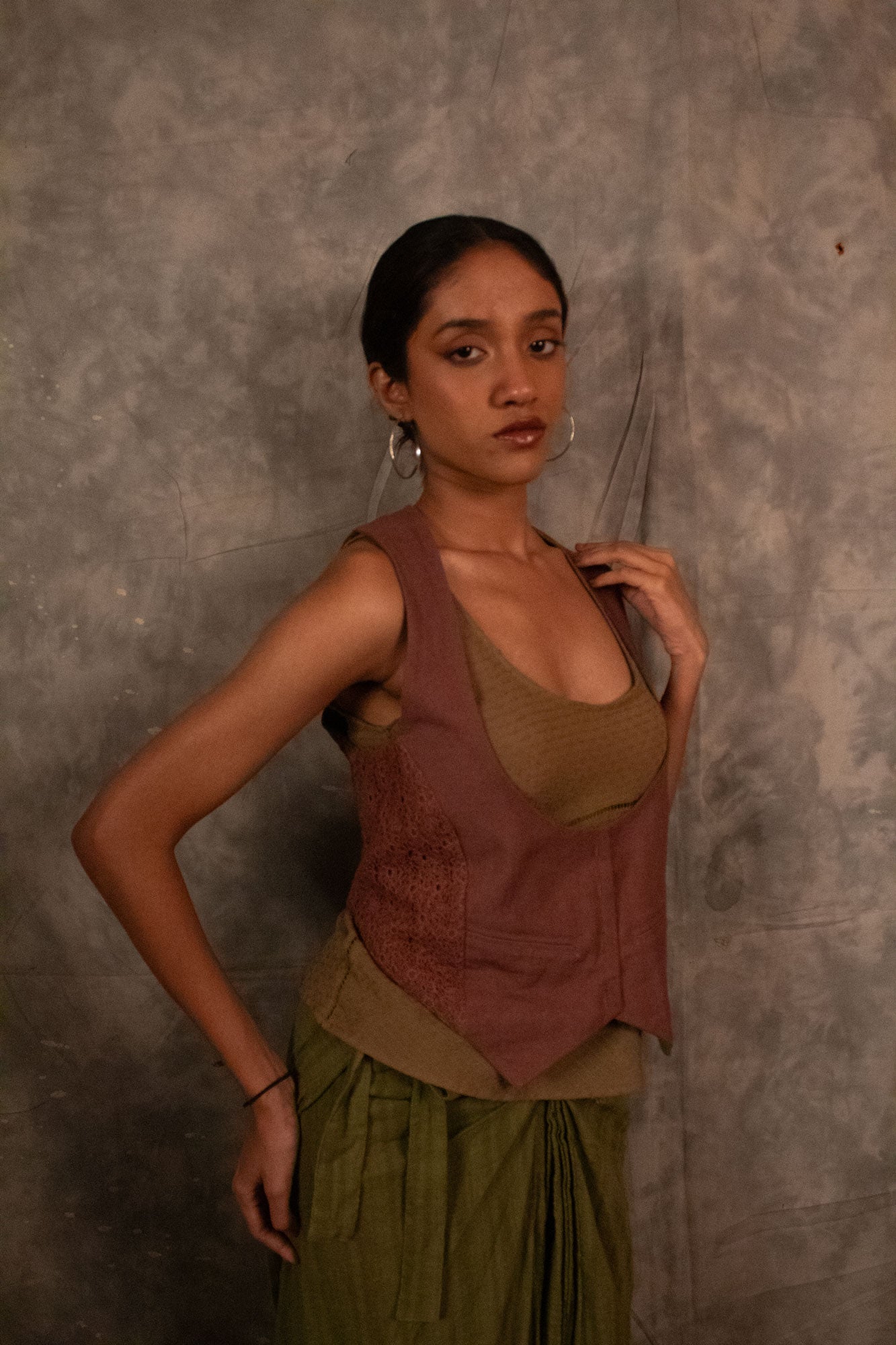 Reversible Jerkin - Henna/Dusty TheKefiHouse