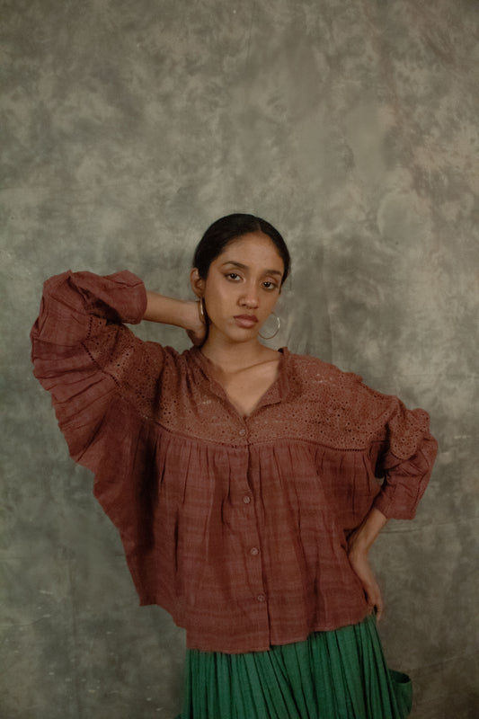 Kefi Wing Shirt - Dusty Orchid TheKefiHouse