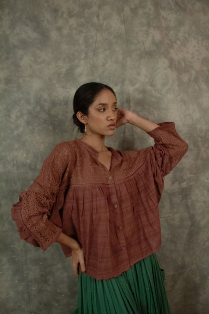 Kefi Wing Shirt - Dusty Orchid TheKefiHouse