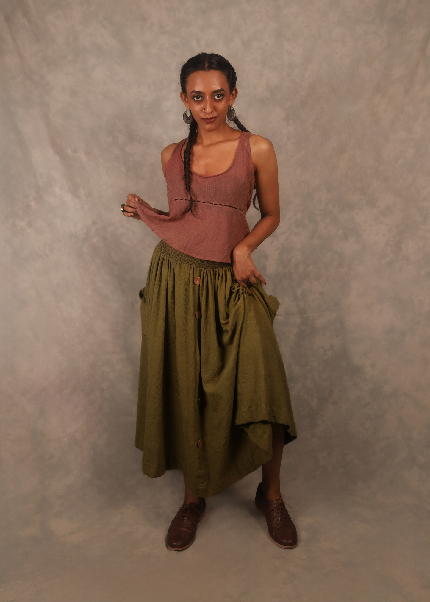 Veni Skirt - Henna TheKefiHouse