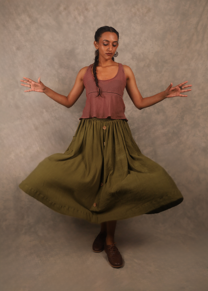 Veni Skirt - Henna TheKefiHouse