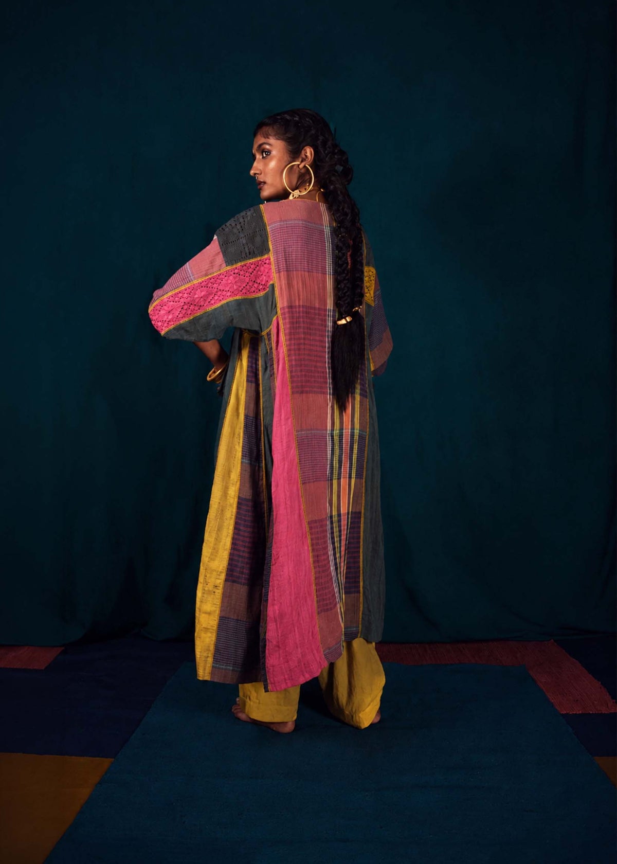 Fitoor Angarakha Kurta - Plaids TheKefiHouse