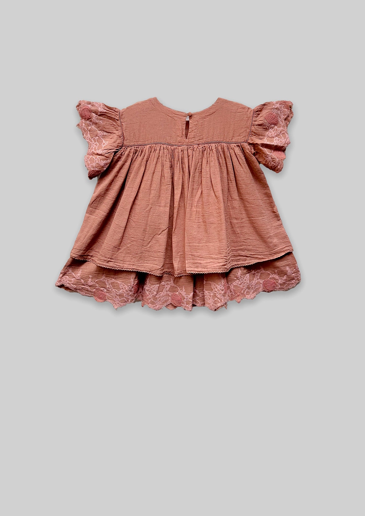 Flutter Dress - Blush Pink TheKefiHouse