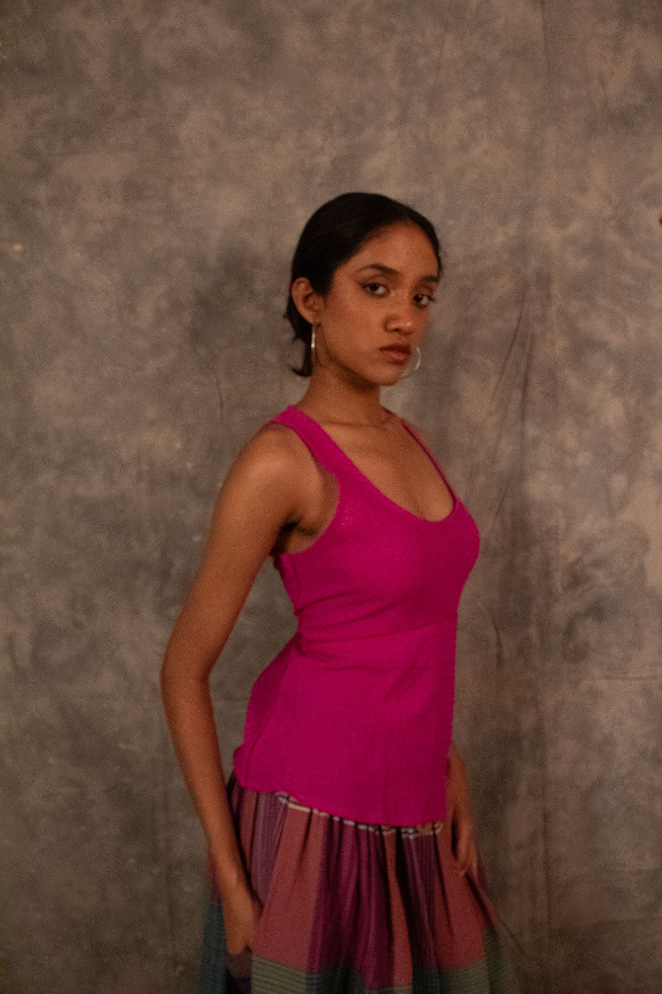 Desi Tank - Antique Fuchsia TheKefiHouse