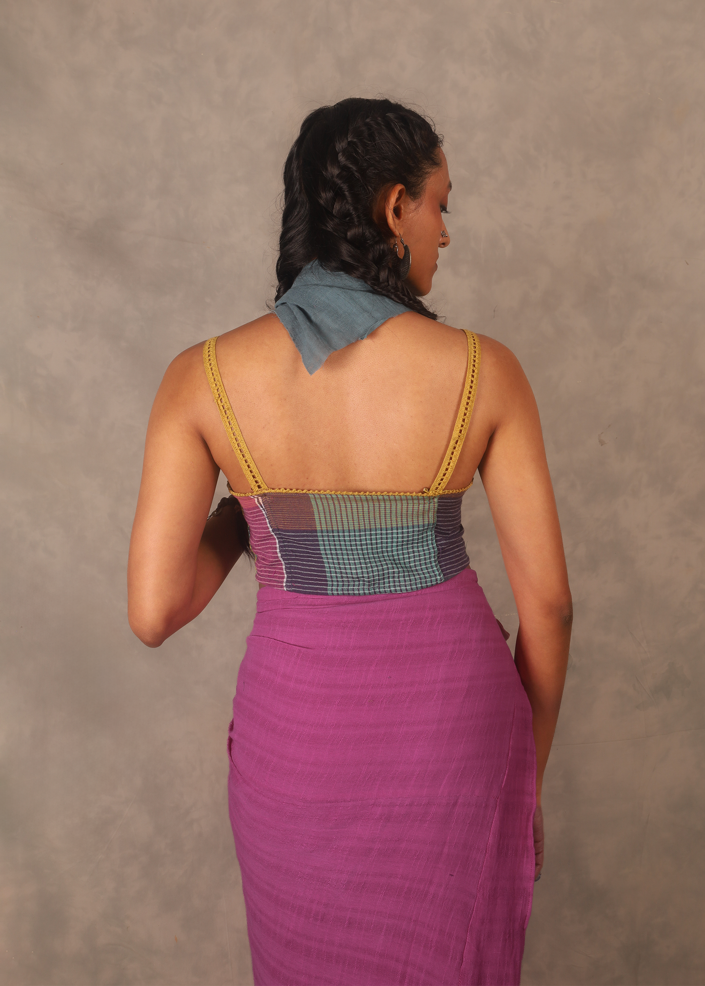 Choli top -Plaids TheKefiHouse