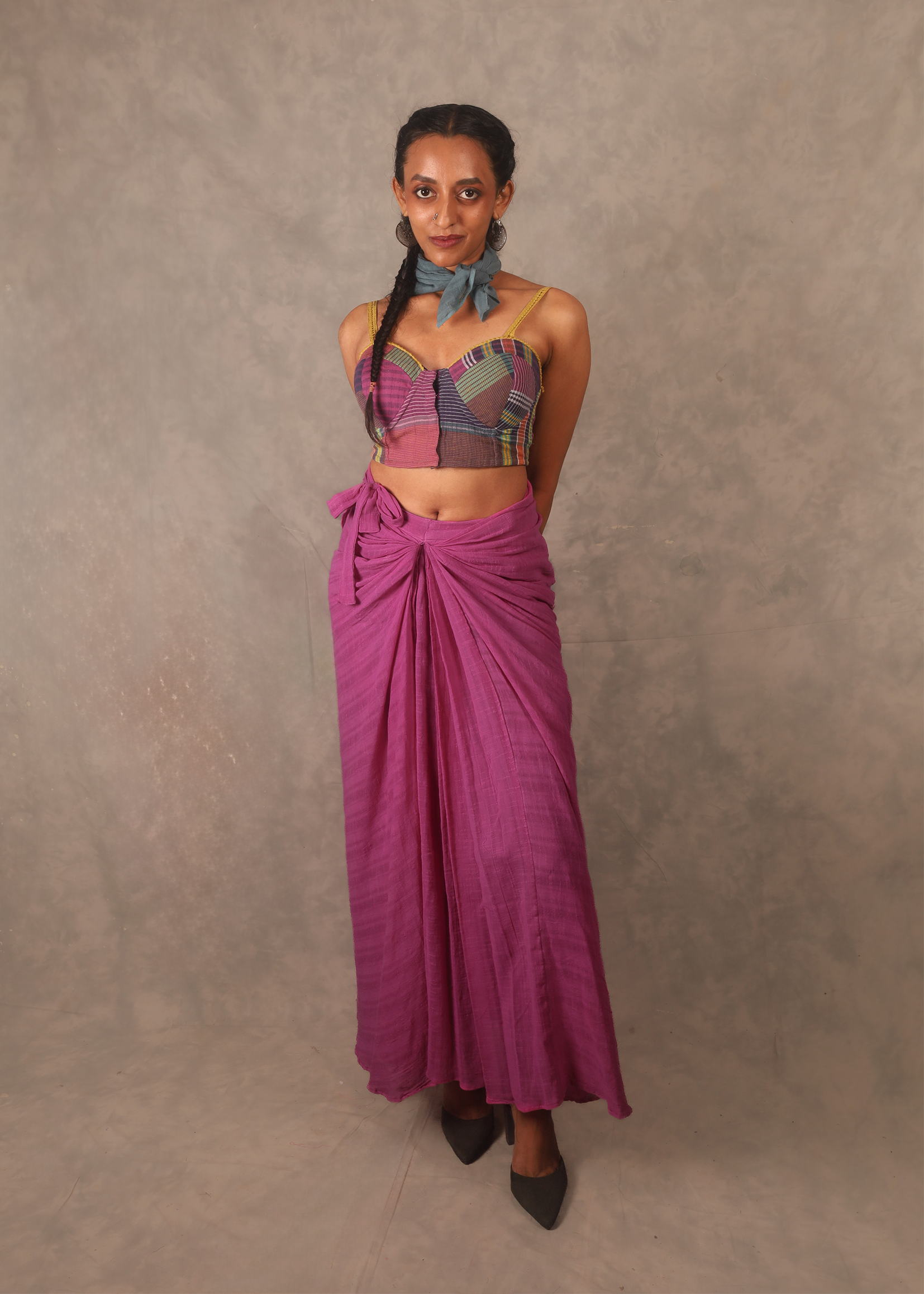 Choli top -Plaids TheKefiHouse